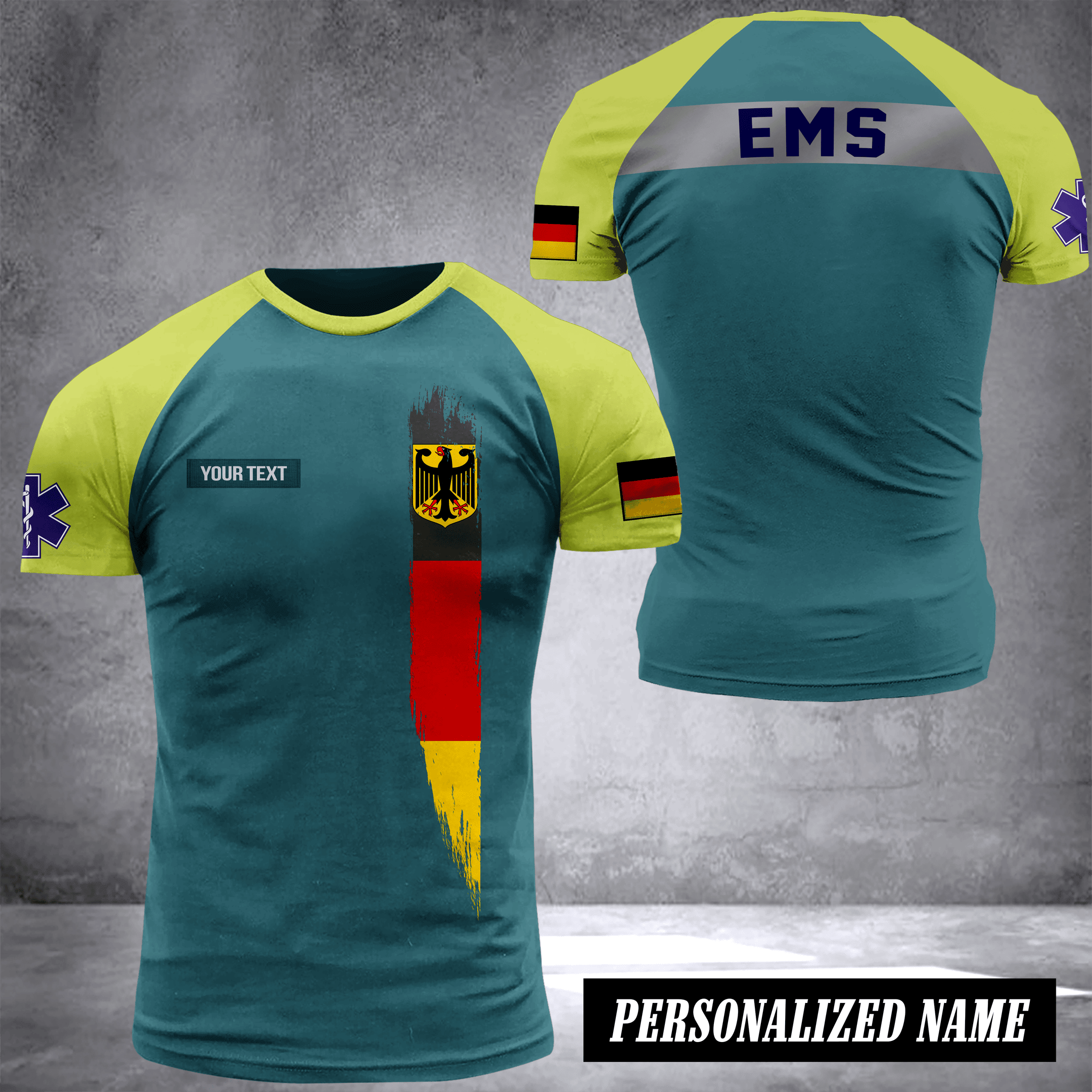 EMS Paramedic Germany customize T-shirt 245