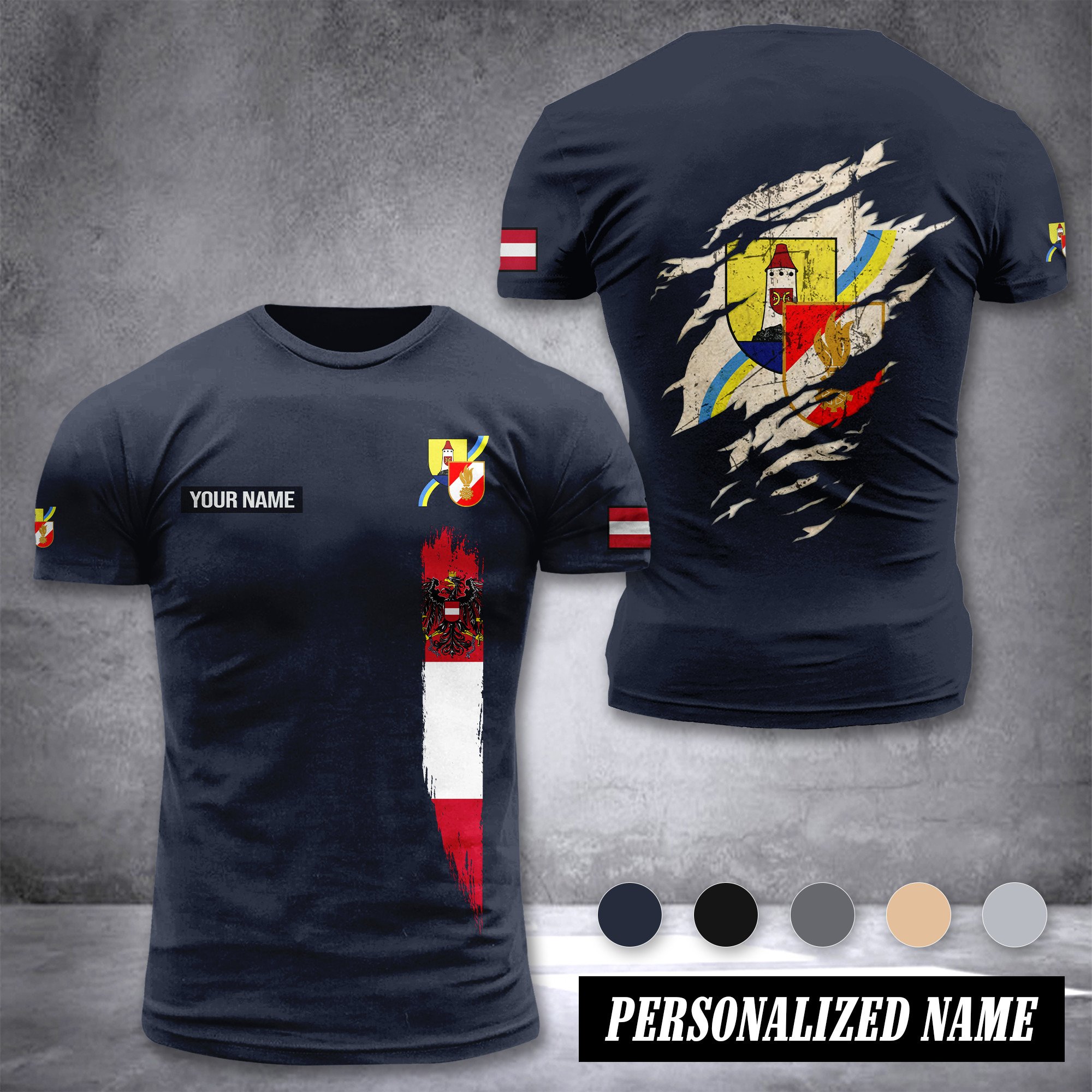 Feuerwehr Seebenstein customize T-shirt back