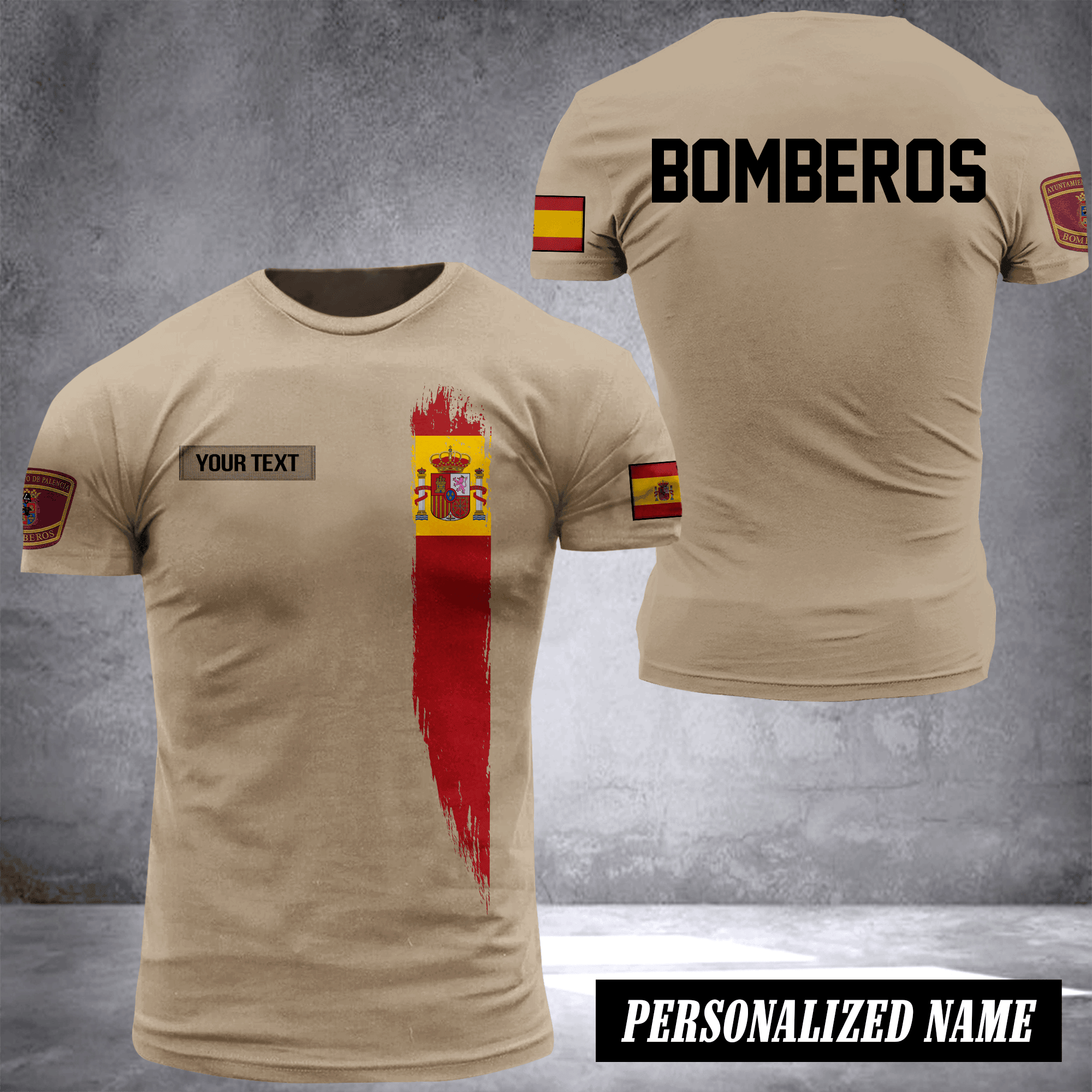 Firefighter Spain customize T-shirt 2452