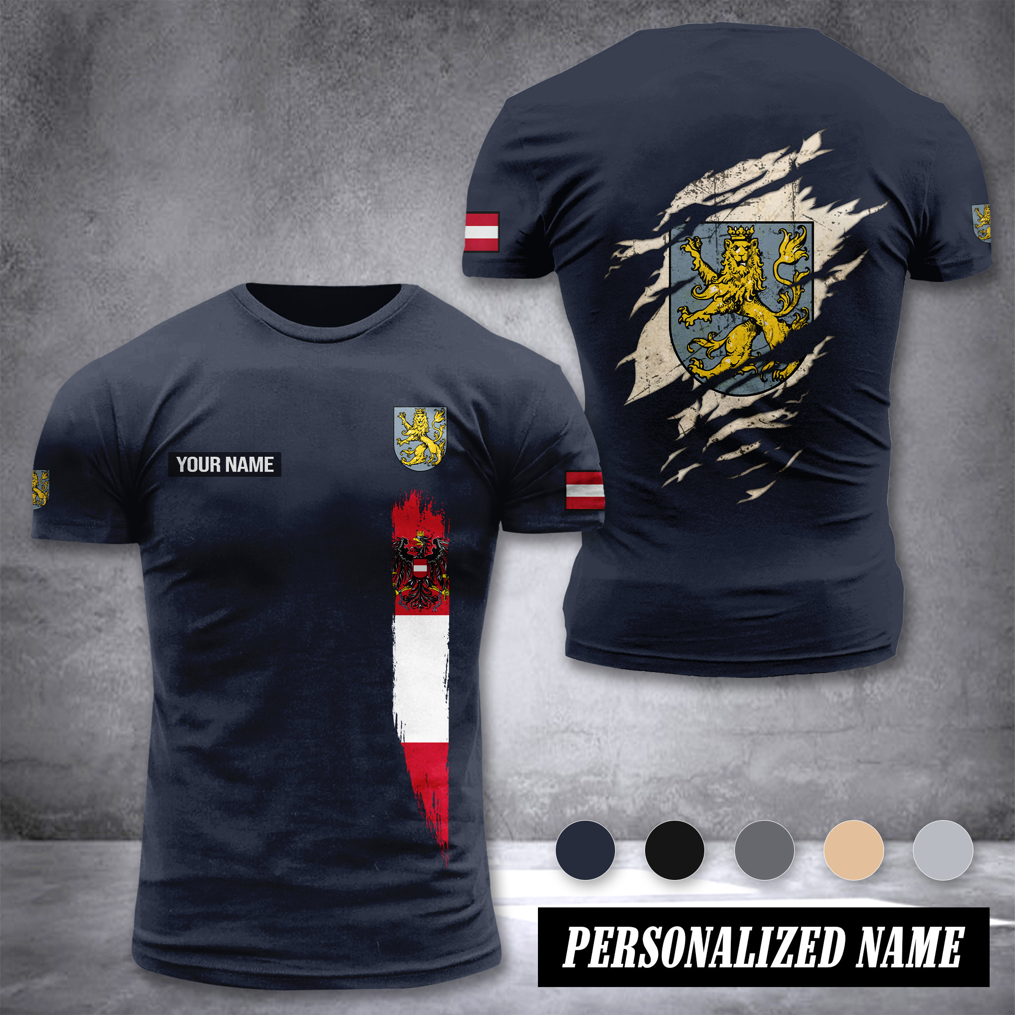Freiwillige Feuerwehr Retz customize T-shirt back