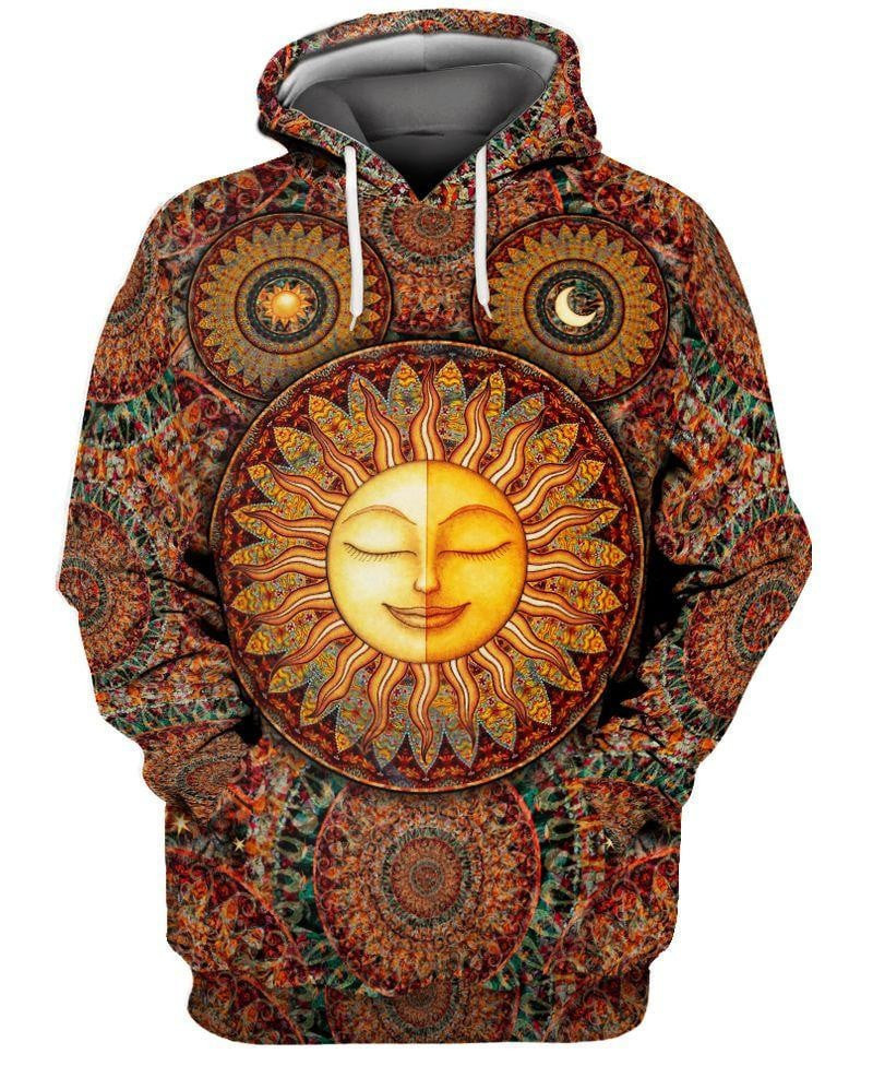 HIPPIE HOODIE 3D PRINTED-HP114
