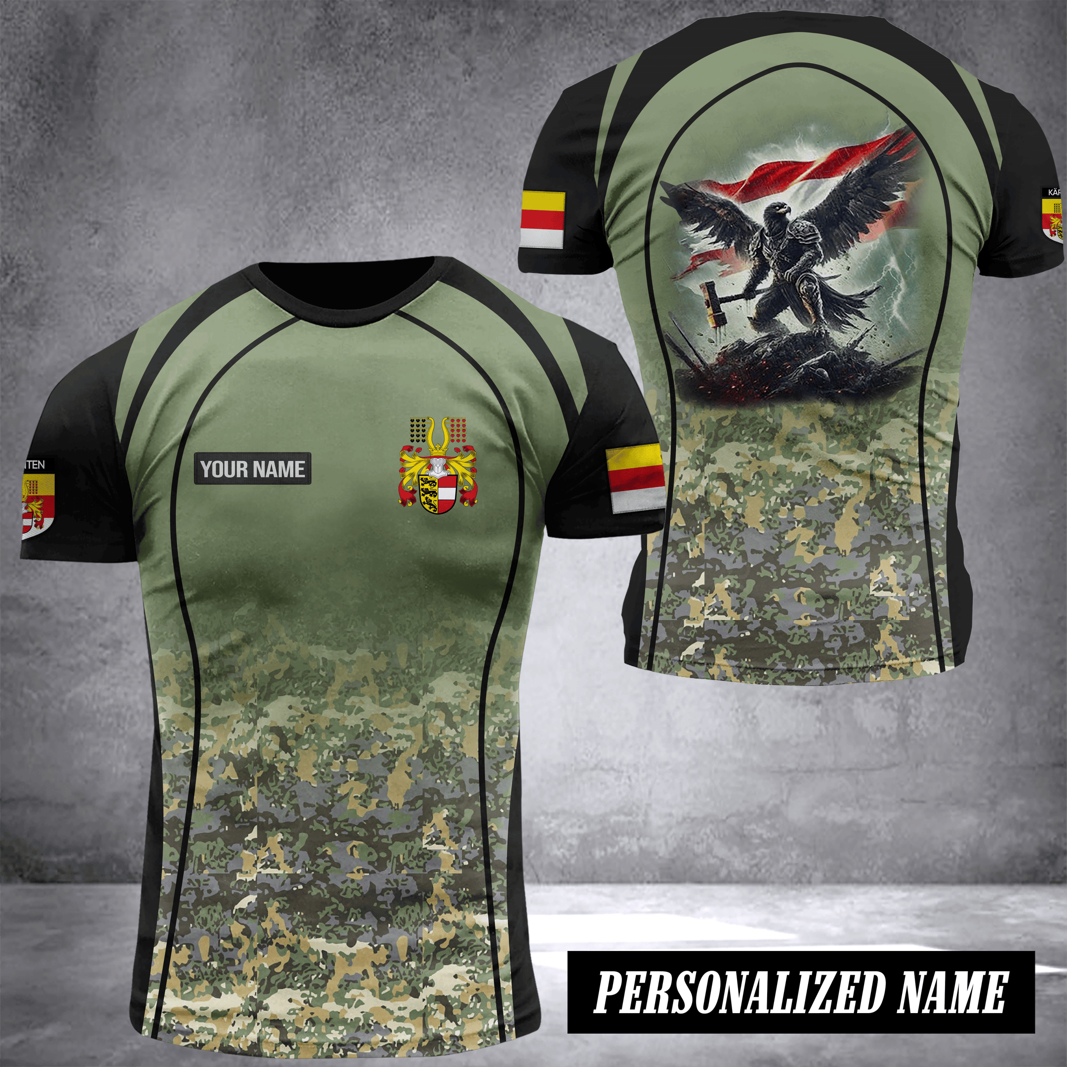 Kärnten camo lgo T-shirt 2509