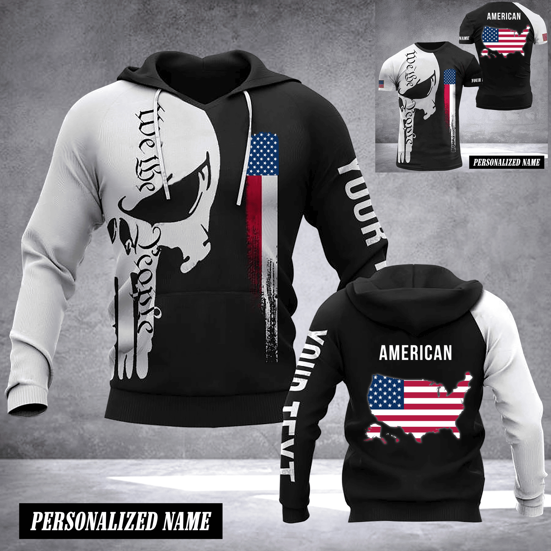 USA Hoodie CUSTOMIZE T-shirt trending