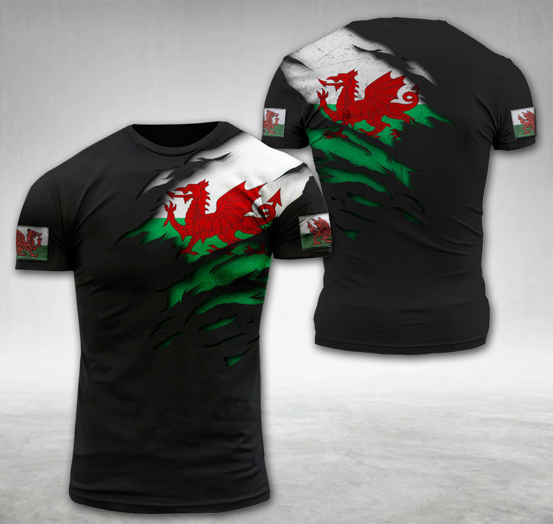 Wales Flag T-shirt trending
