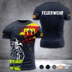 Firefighter Oldenburg Germany customize T-shirt 3d 297